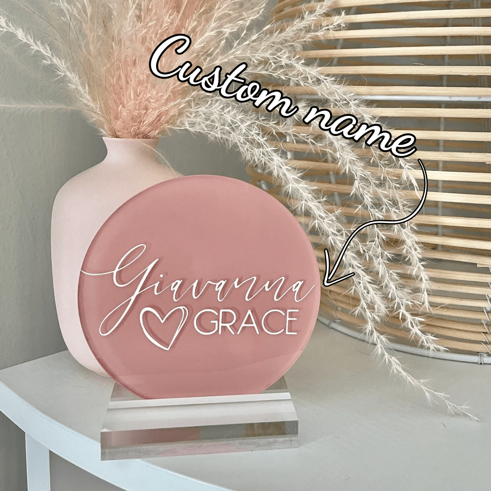 Industrial Laser Power - Custom Acrylic Ornament Customized Personalized Name
