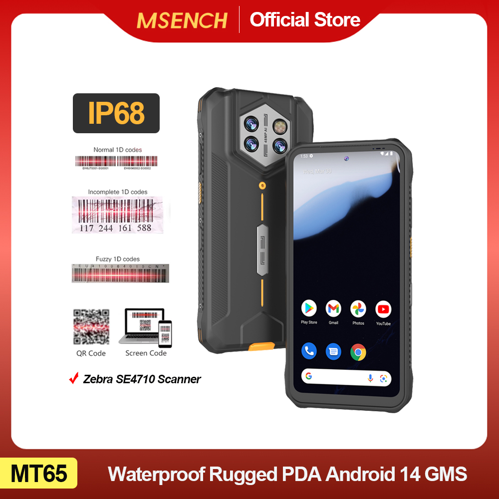 Waterproof Rugged PDA Android  - Industrial Laser Scanner บทวิจารณ์และราคา