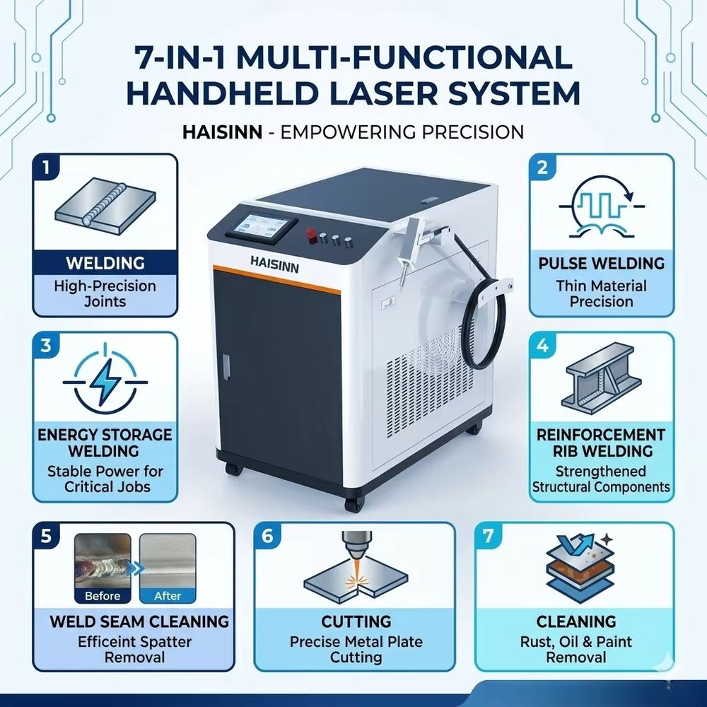 Industrial Handheld Fiber Lase - Industrial Laser Welding Machine Hand Held บทวิจารณ์และราคา