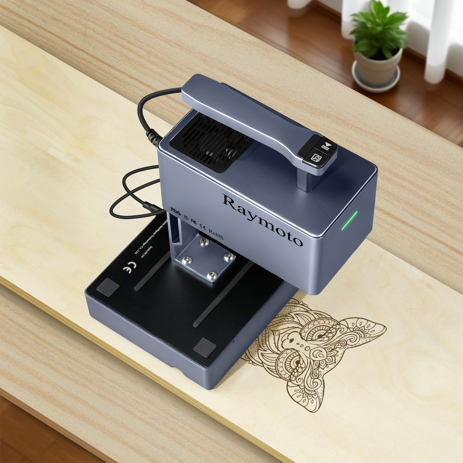 Raymoto Rotary Roller for Lase - Industrial Laser Cutting Machine บทวิจารณ์และราคา