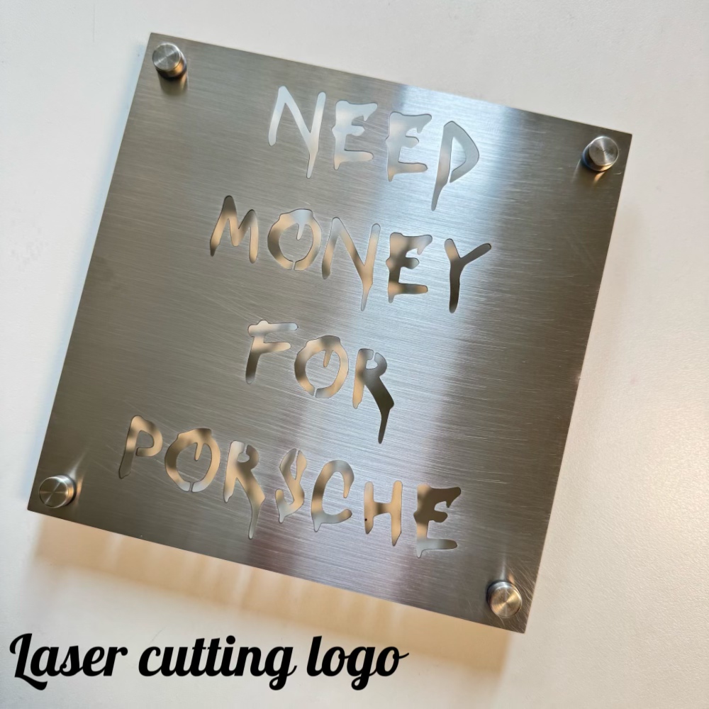 Modern Stainless Steel Signboa - Industrial Laser Power บทวิจารณ์และราคา