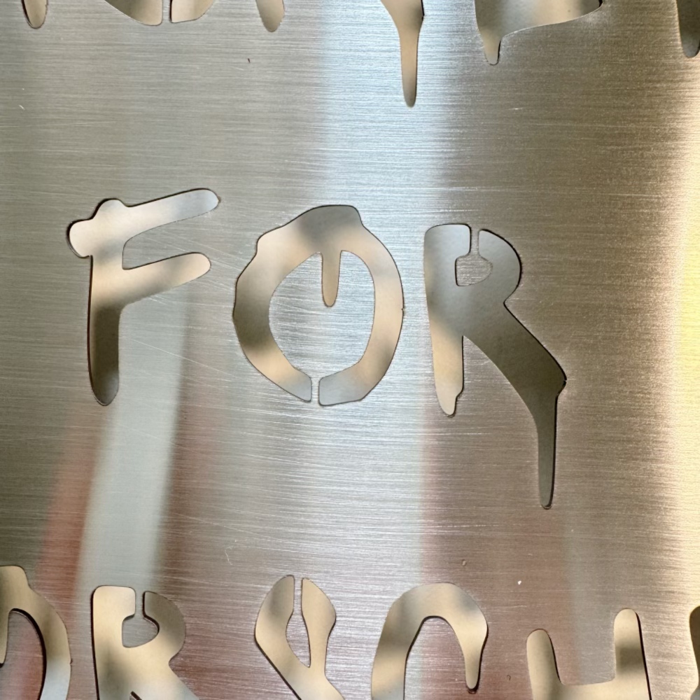 Modern Stainless Steel Signboa - Industrial Laser Power บทวิจารณ์และราคา