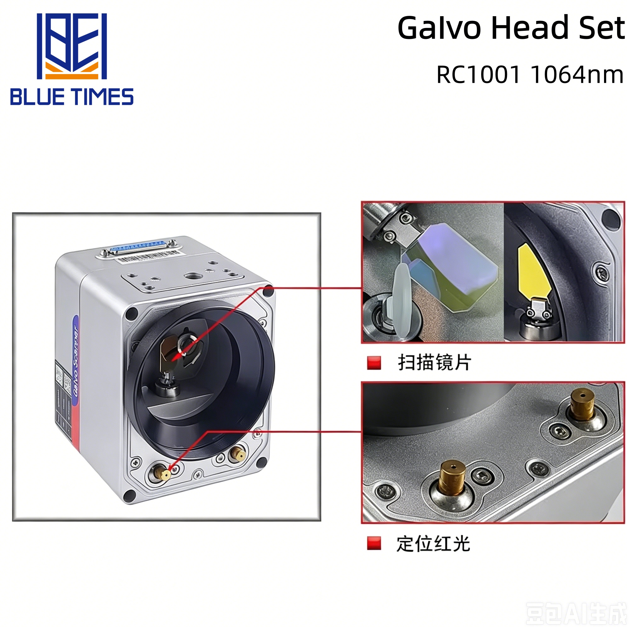  Bluetimes RC1001 Fiber Laser  - Galvo Scan Head บทวิจารณ์และราคา