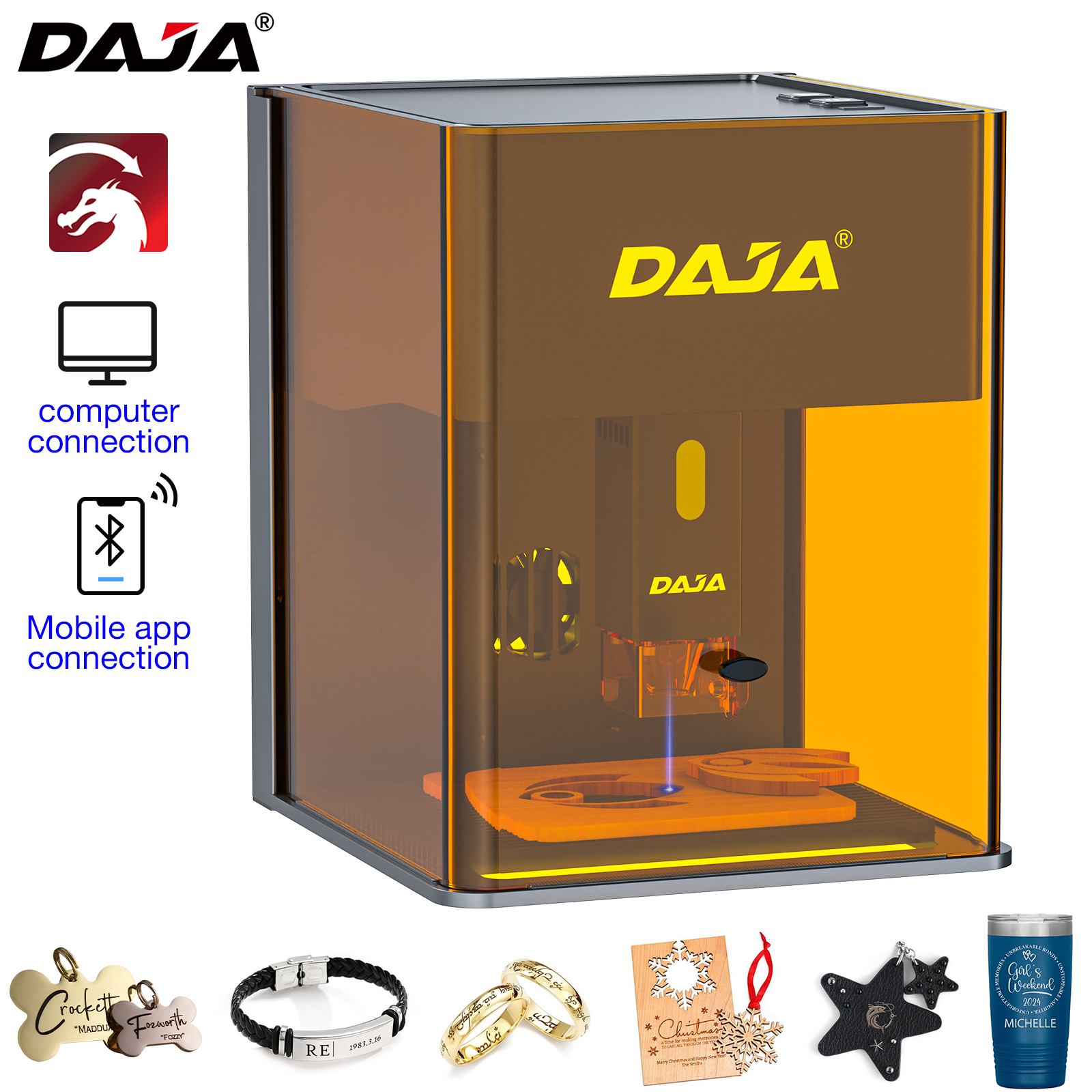 DAJA DJ6 Pro Mini Laser Engrav - Industrial Laser Cutting Machine บทวิจารณ์และราคา