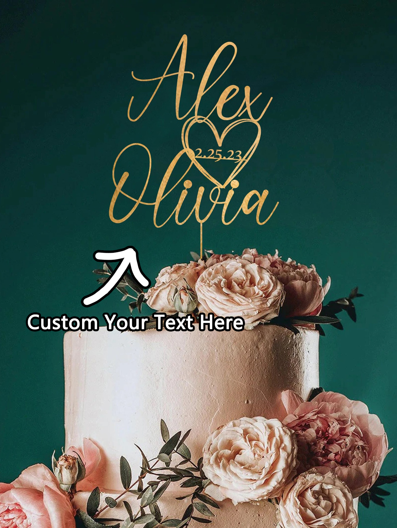 Custom Cake Topper - 1PC Perso - Industrial Laser Power บทวิจารณ์และราคา