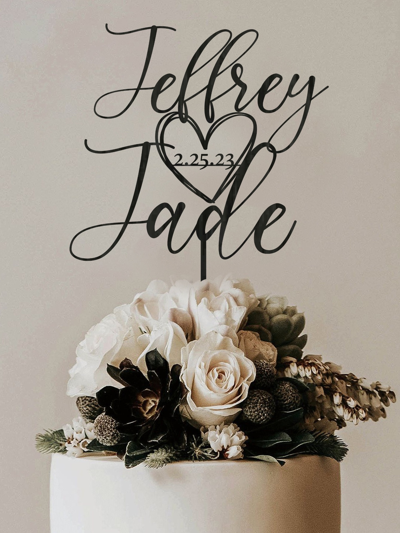 Custom Cake Topper - 1PC Perso - Industrial Laser Power บทวิจารณ์และราคา