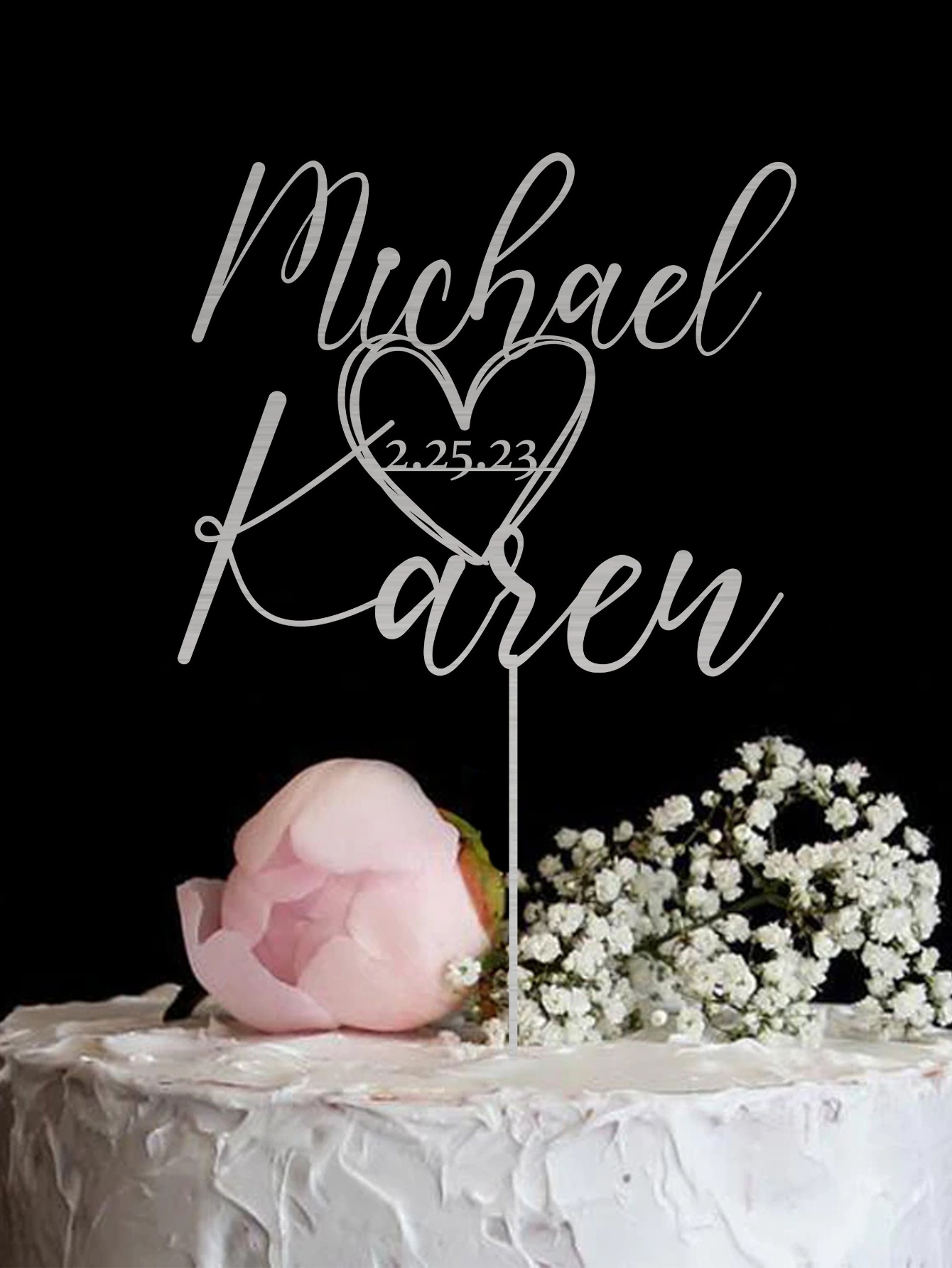 Custom Cake Topper - 1PC Perso - Industrial Laser Power บทวิจารณ์และราคา