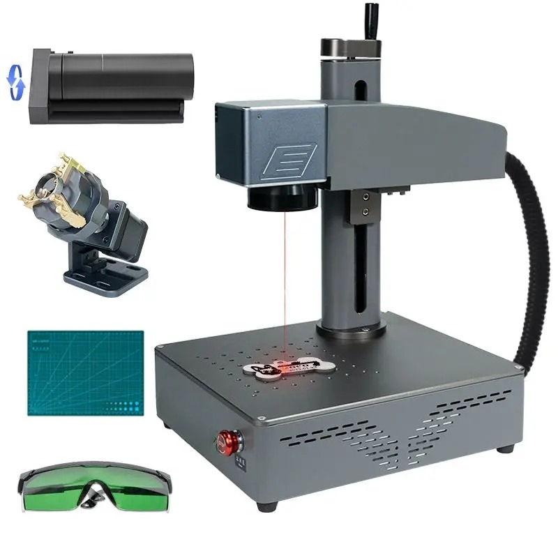 S4 20w portable fiber laser en - Desktop Laser Engraver บทวิจารณ์และราคา