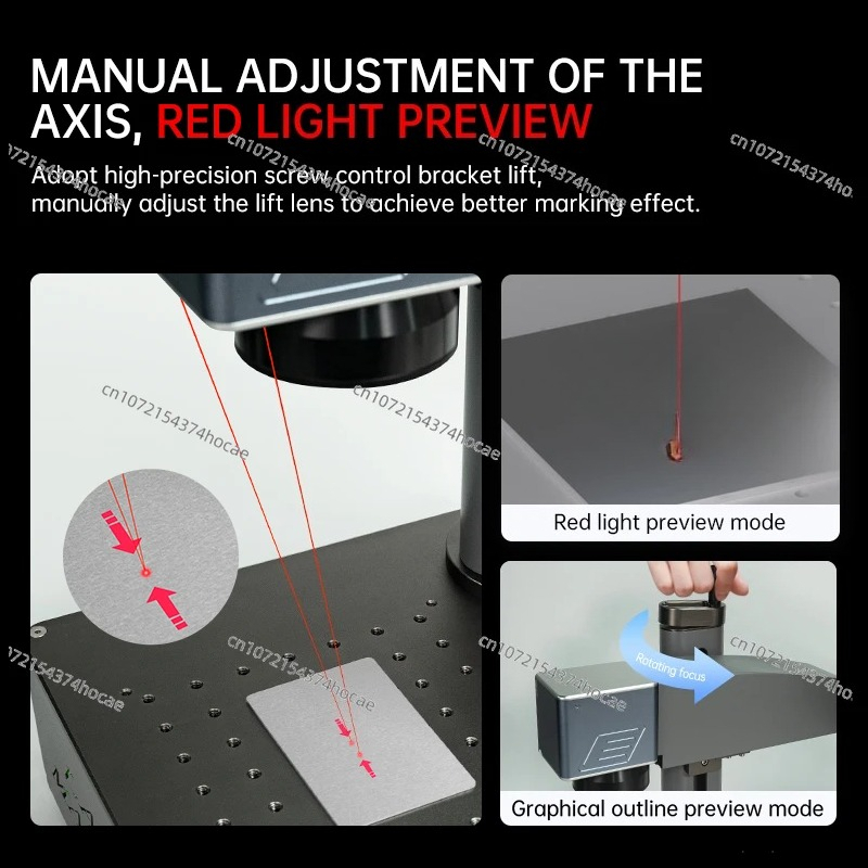 S4 20w portable fiber laser en - Desktop Laser Engraver บทวิจารณ์และราคา