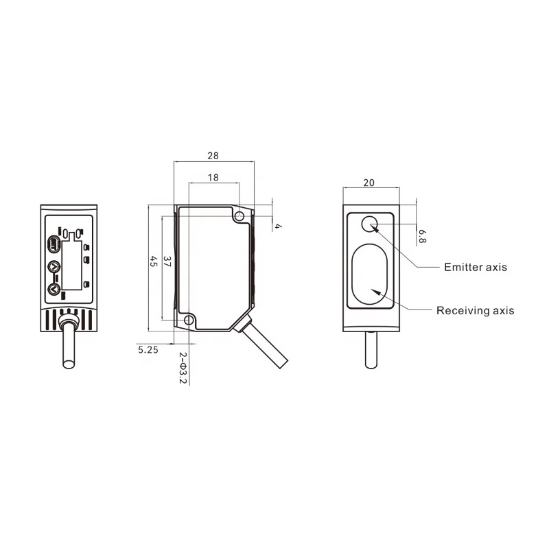 2026 AKUSENSE MLD25 Optical In - Industrial Laser Displacement Sensor บทวิจารณ์และราคา