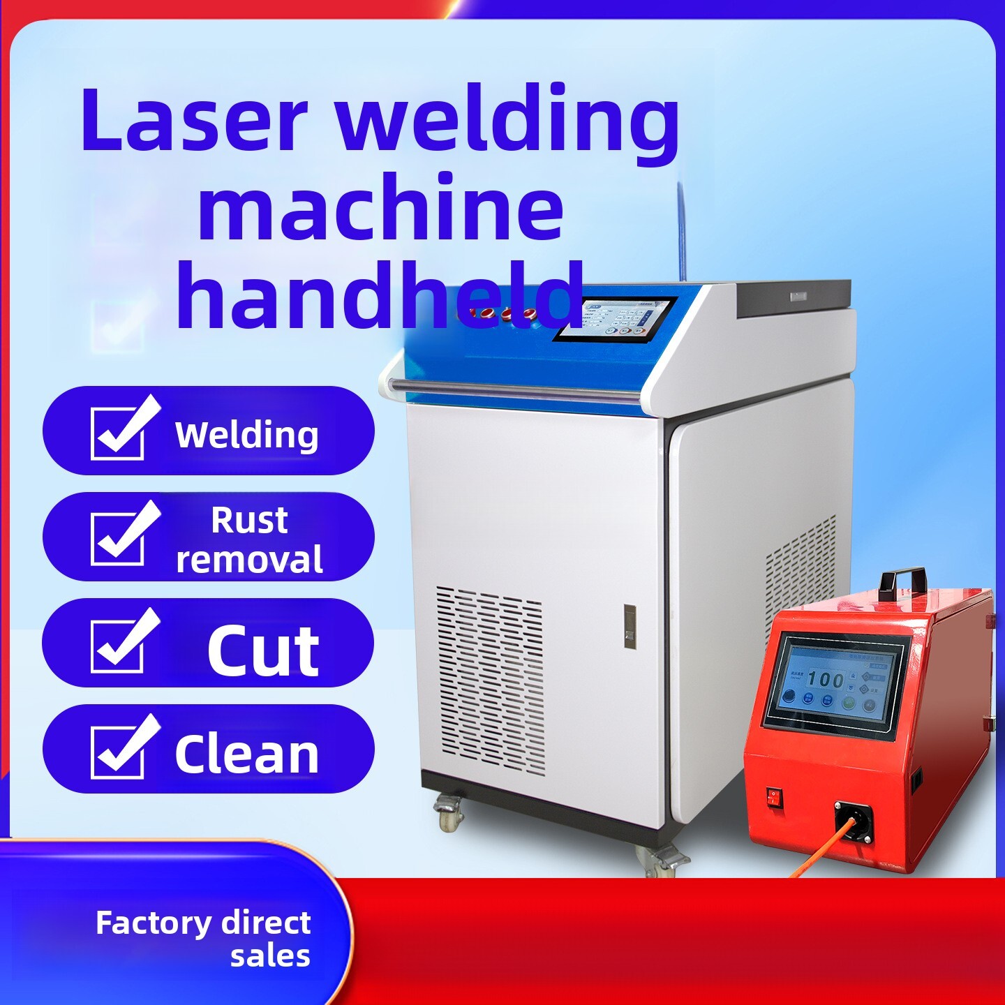 Handheld Industrial Fully Auto - Industrial Laser Welding Machine Hand Held บทวิจารณ์และราคา