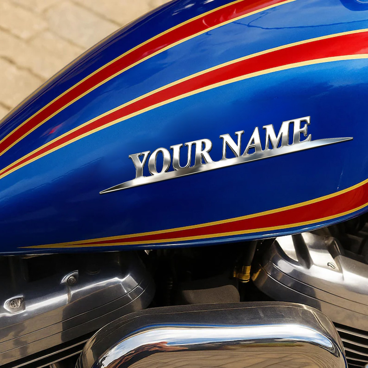 Metal Trendy YOUR NAME Sticker - Industrial Laser Power บทวิจารณ์และราคา
