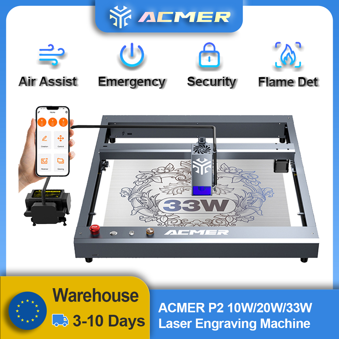 ACMER P2 Laser Engraver 33W 20 - Industrial Laser Equipment บทวิจารณ์และราคา