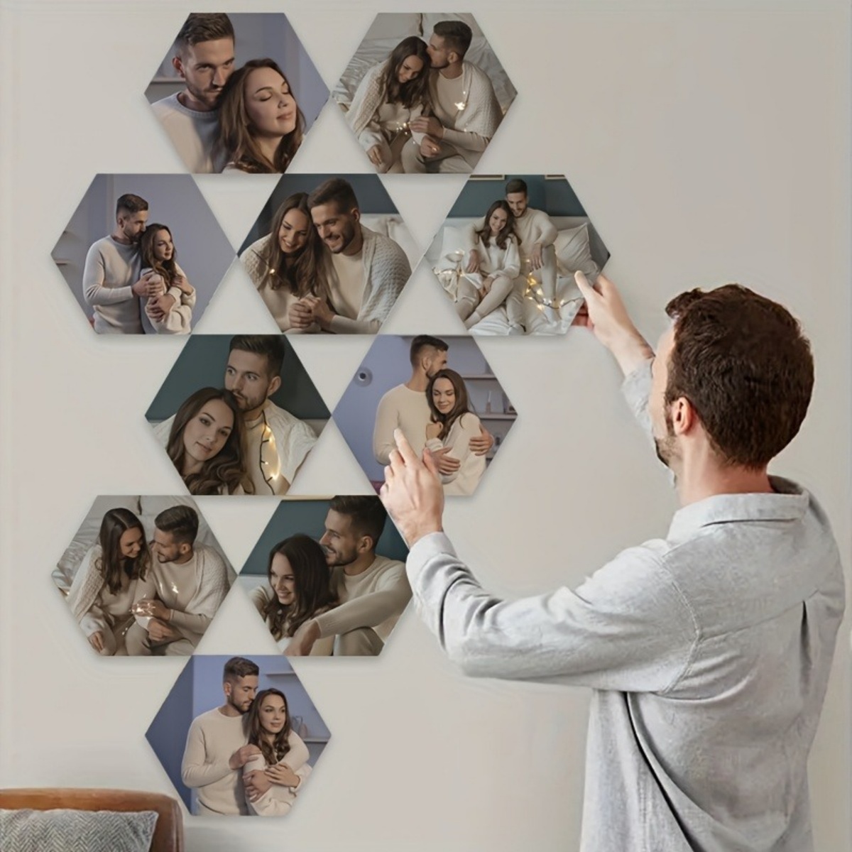Custom Wall Decor — Modern Hex - Industrial Laser Power บทวิจารณ์และราคา