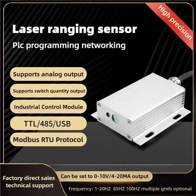 2PCS Laser Displacement Distan - Industrial Laser Displacement Sensor บทวิจารณ์และราคา