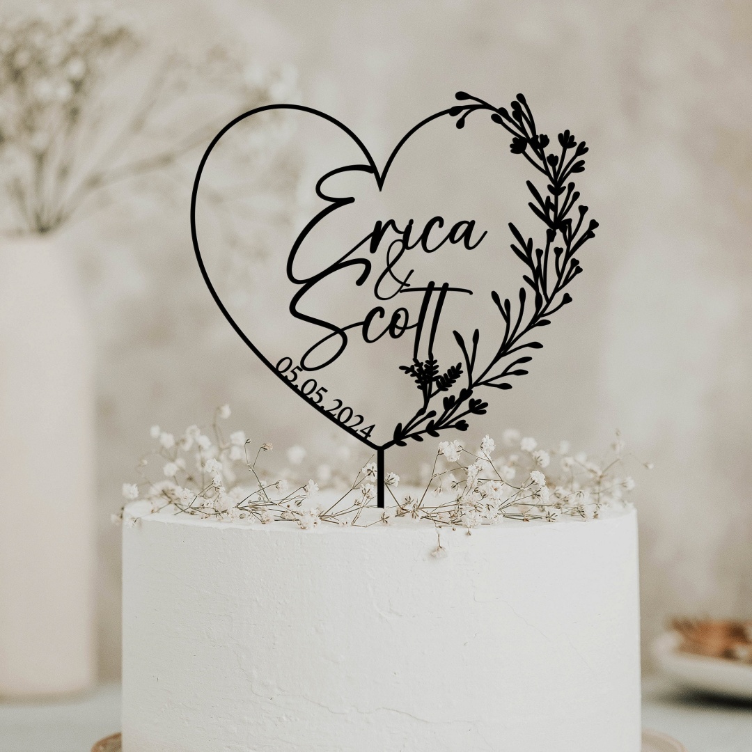 Gold Cake Topper with Heart, H - Industrial Laser Power บทวิจารณ์และราคา