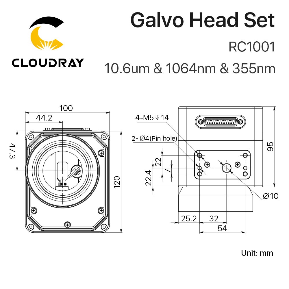 Cloudray RC1001 Fiber Laser Sc - Galvo Scan Head บทวิจารณ์และราคา