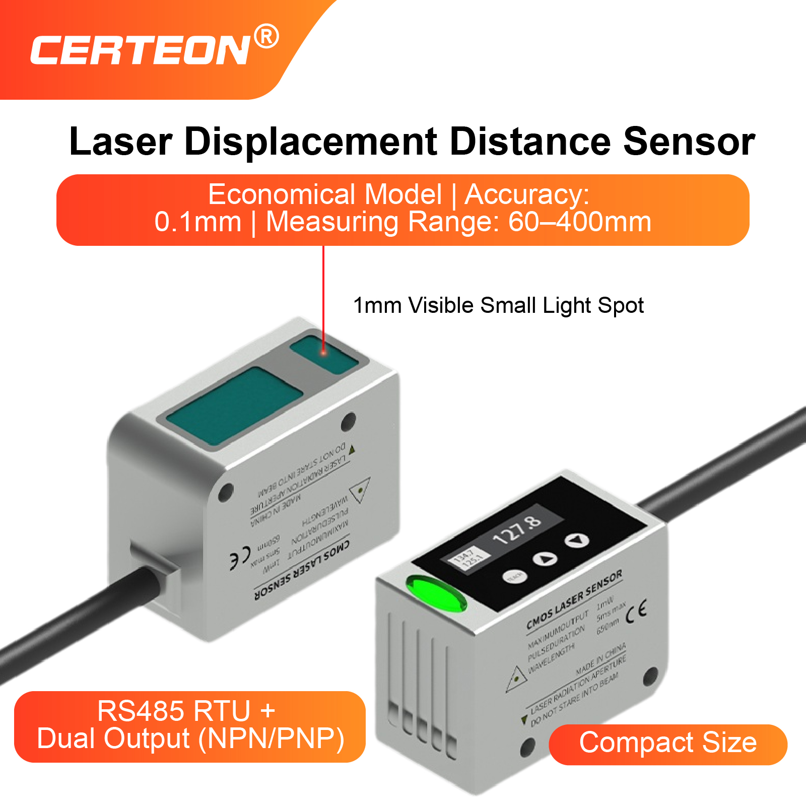 LR400 Laser Displacement Senso - Industrial Laser Displacement Sensor บทวิจารณ์และราคา