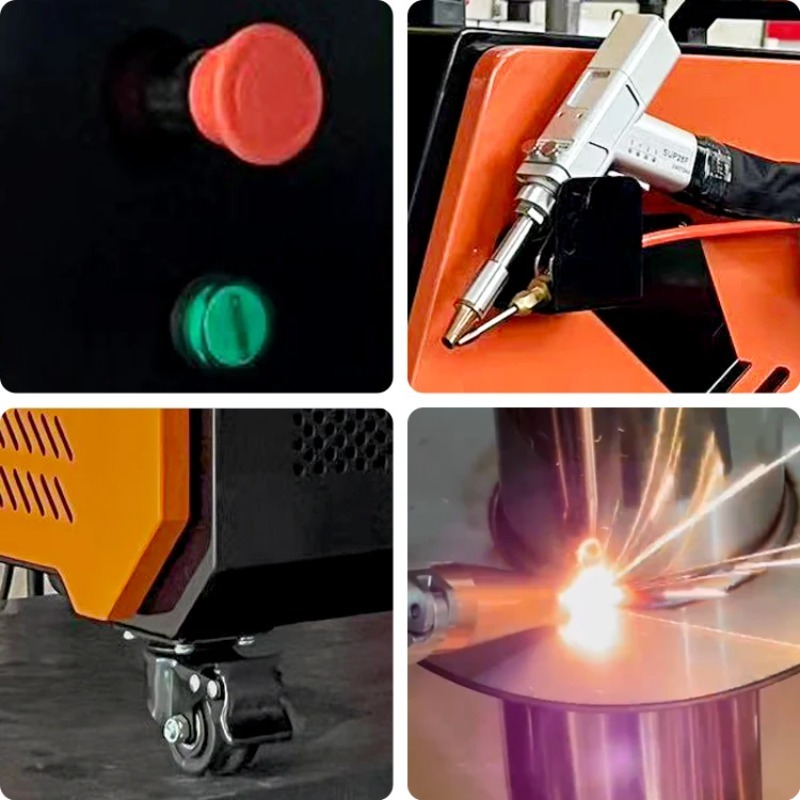 Factory Price 1200W Handheld F - Industrial Laser Welding Machine Hand Held บทวิจารณ์และราคา
