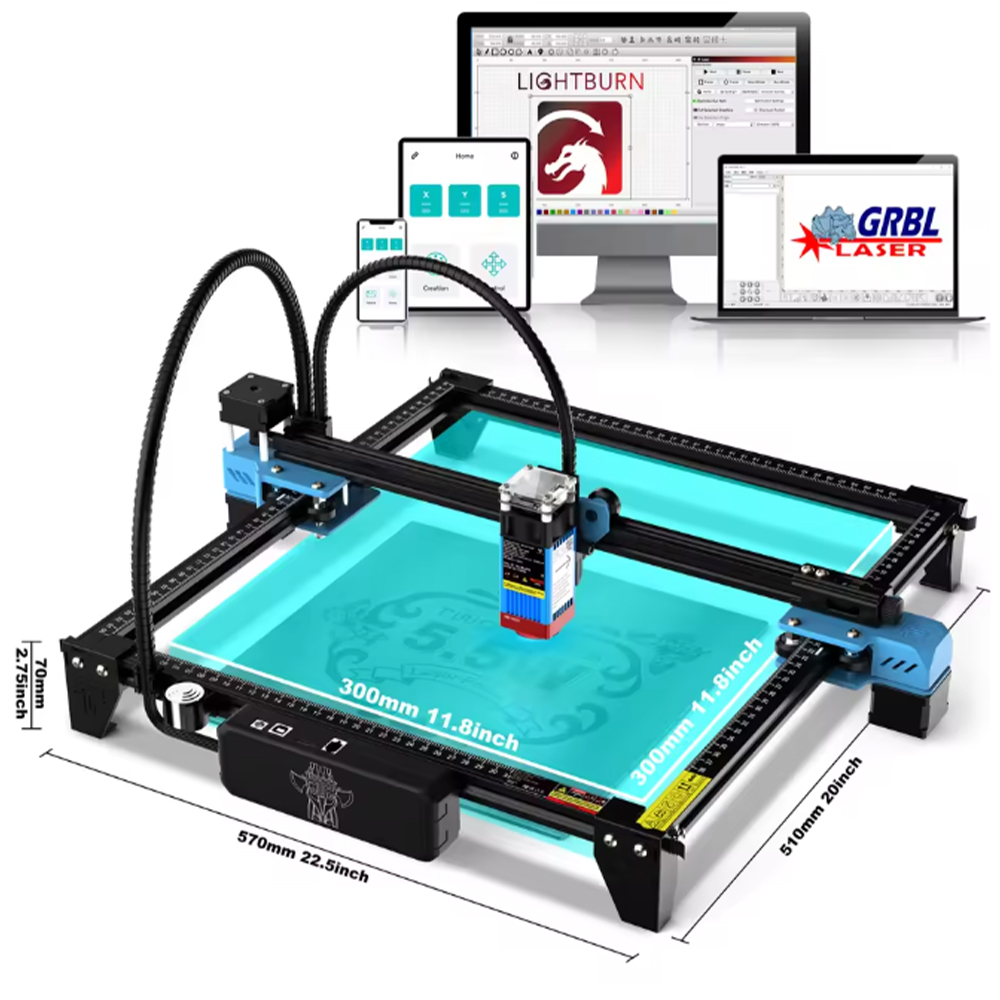 TwoTrees TTS-55 Pro/TTS-10 Pro - Industrial Laser Cutting Machine บทวิจารณ์และราคา