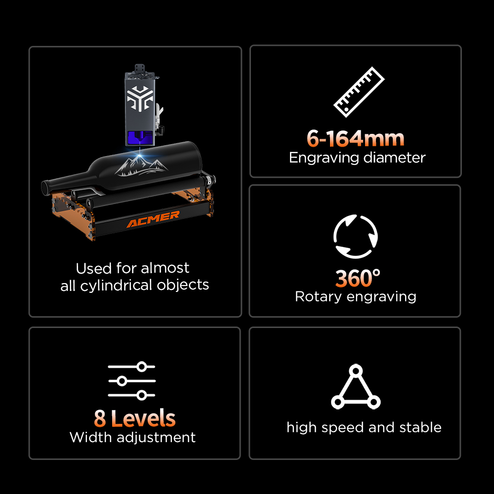 ACMER M3 Laser Rotary Roller 3 - Industrial Laser Equipment บทวิจารณ์และราคา