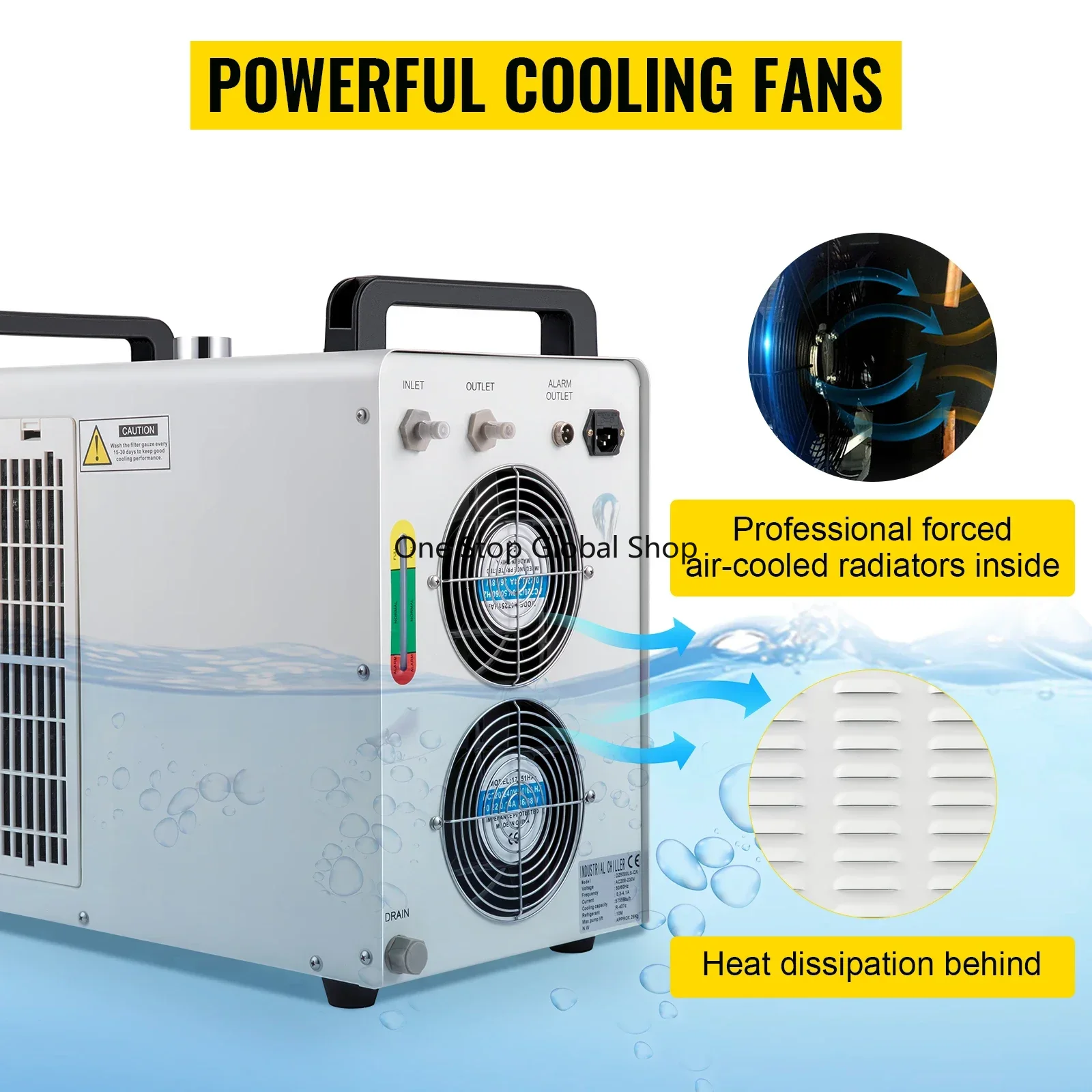 Industrial Water Cooler Laser  - Laser Chiller Water Cooler บทวิจารณ์และราคา