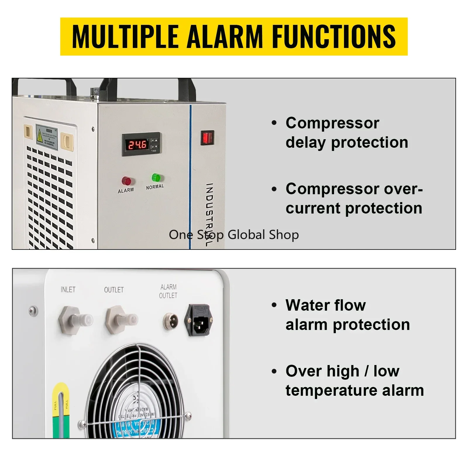 Industrial Water Cooler Laser  - Laser Chiller Water Cooler บทวิจารณ์และราคา