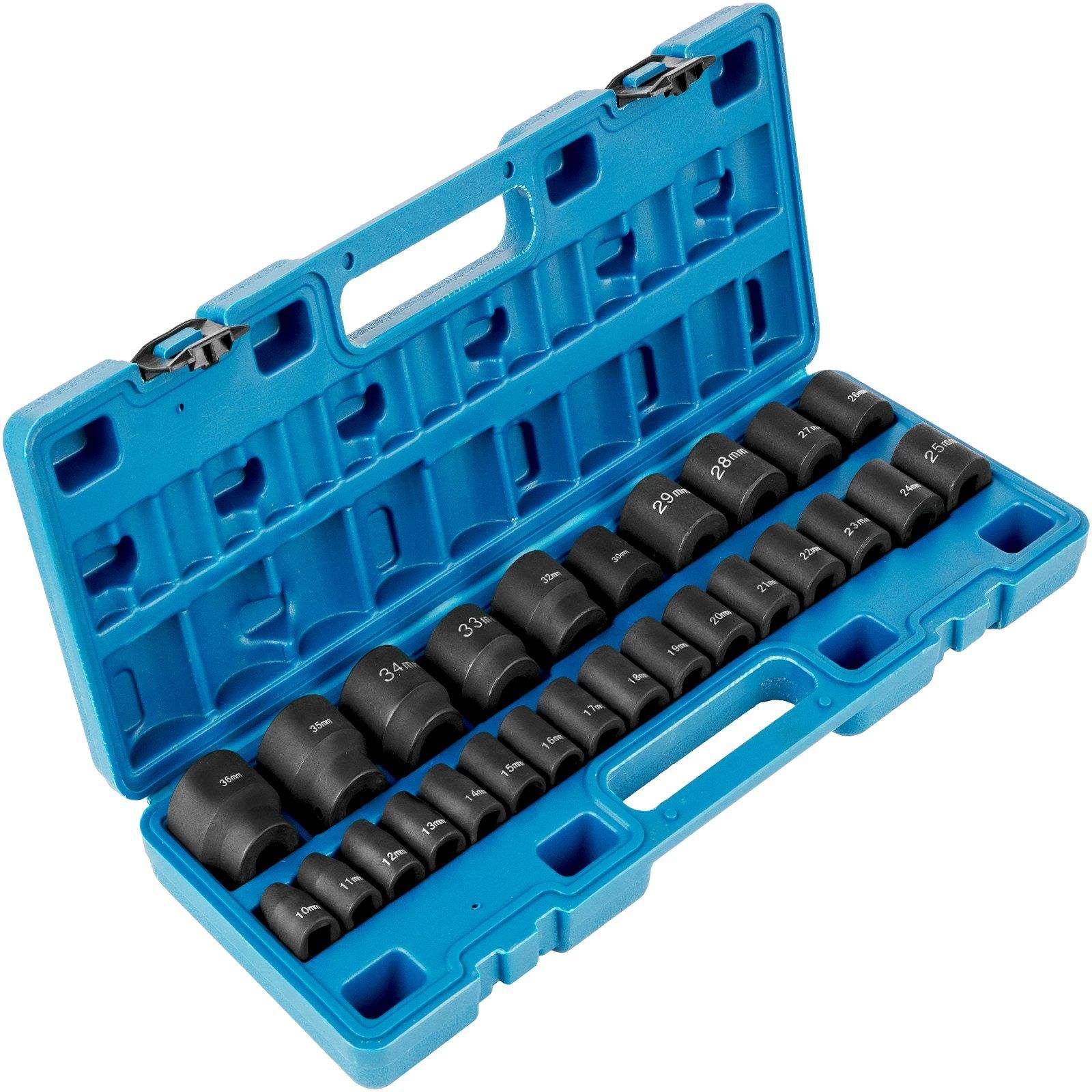 Metric Impact Socket Set, CR-V - Industrial Laser Etching บทวิจารณ์และราคา
