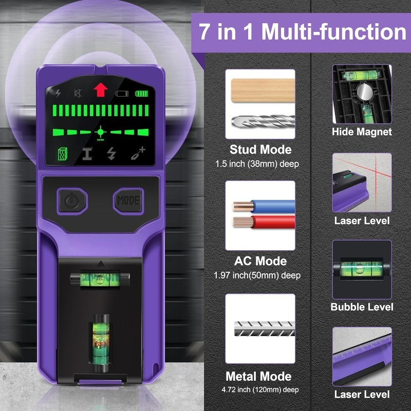 Stud Finder Wall Scanner Stud  - Industrial Laser Scanner บทวิจารณ์และราคา