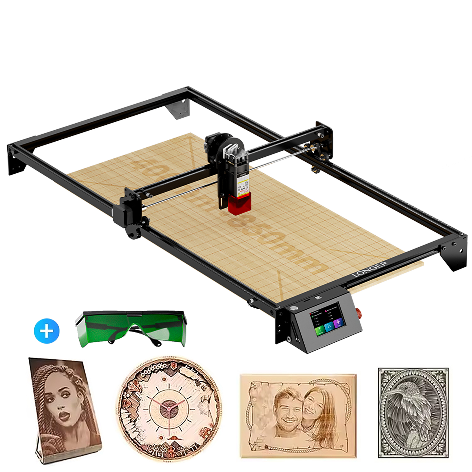 Powerful 400x850mm RAY5 20W La - Desktop Laser Engraver บทวิจารณ์และราคา
