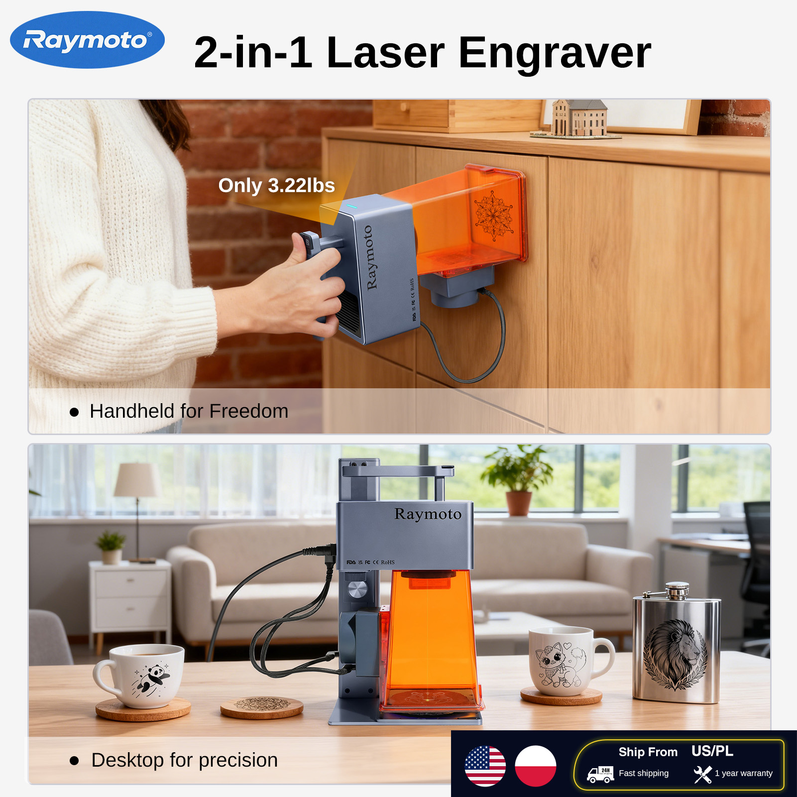 Raymoto R1/R1 Pro Handheld  La - Industrial Laser Cutting Machine บทวิจารณ์และราคา