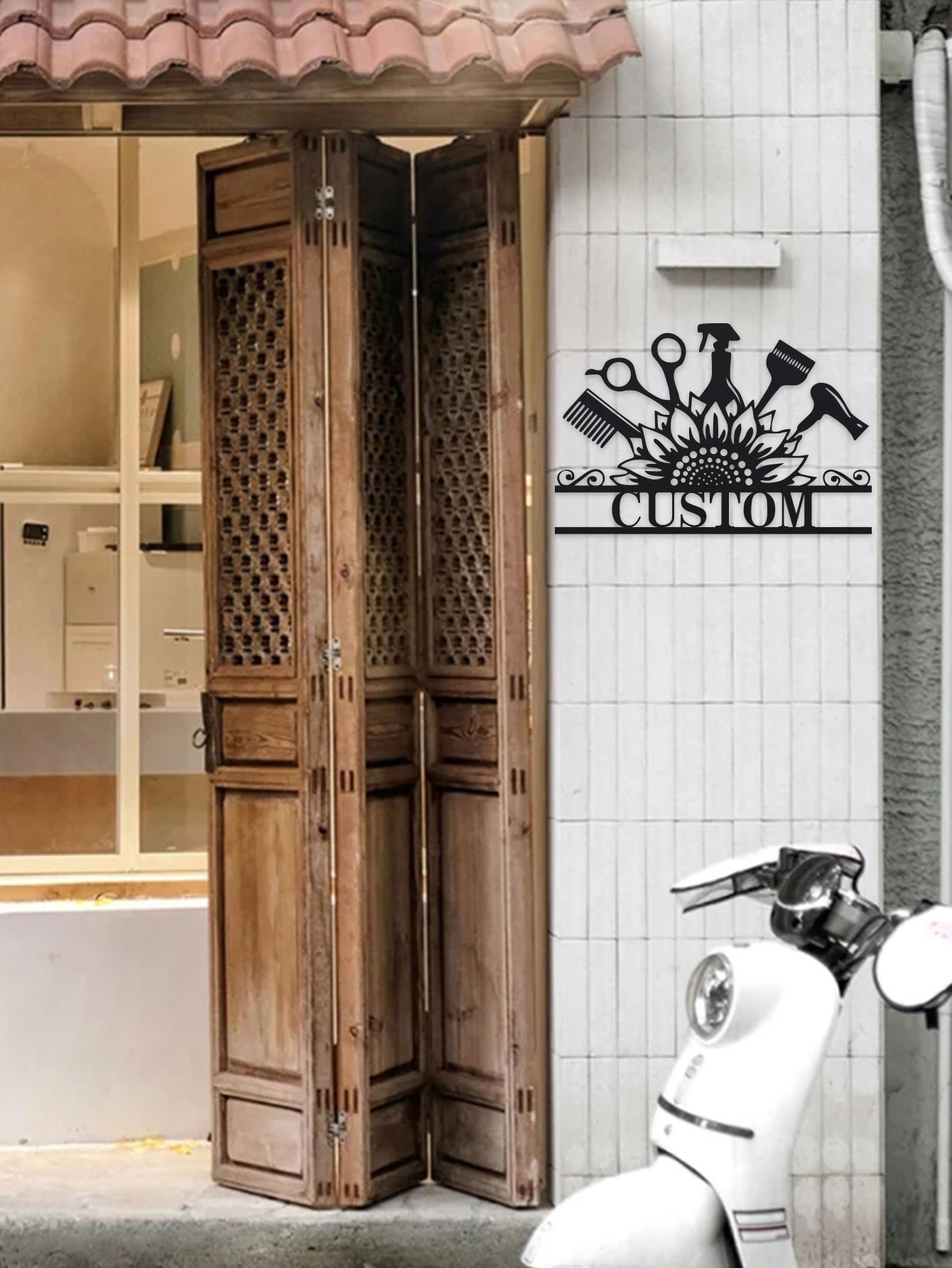 Custom Hair Dresser Metal Sign - Industrial Laser Power บทวิจารณ์และราคา