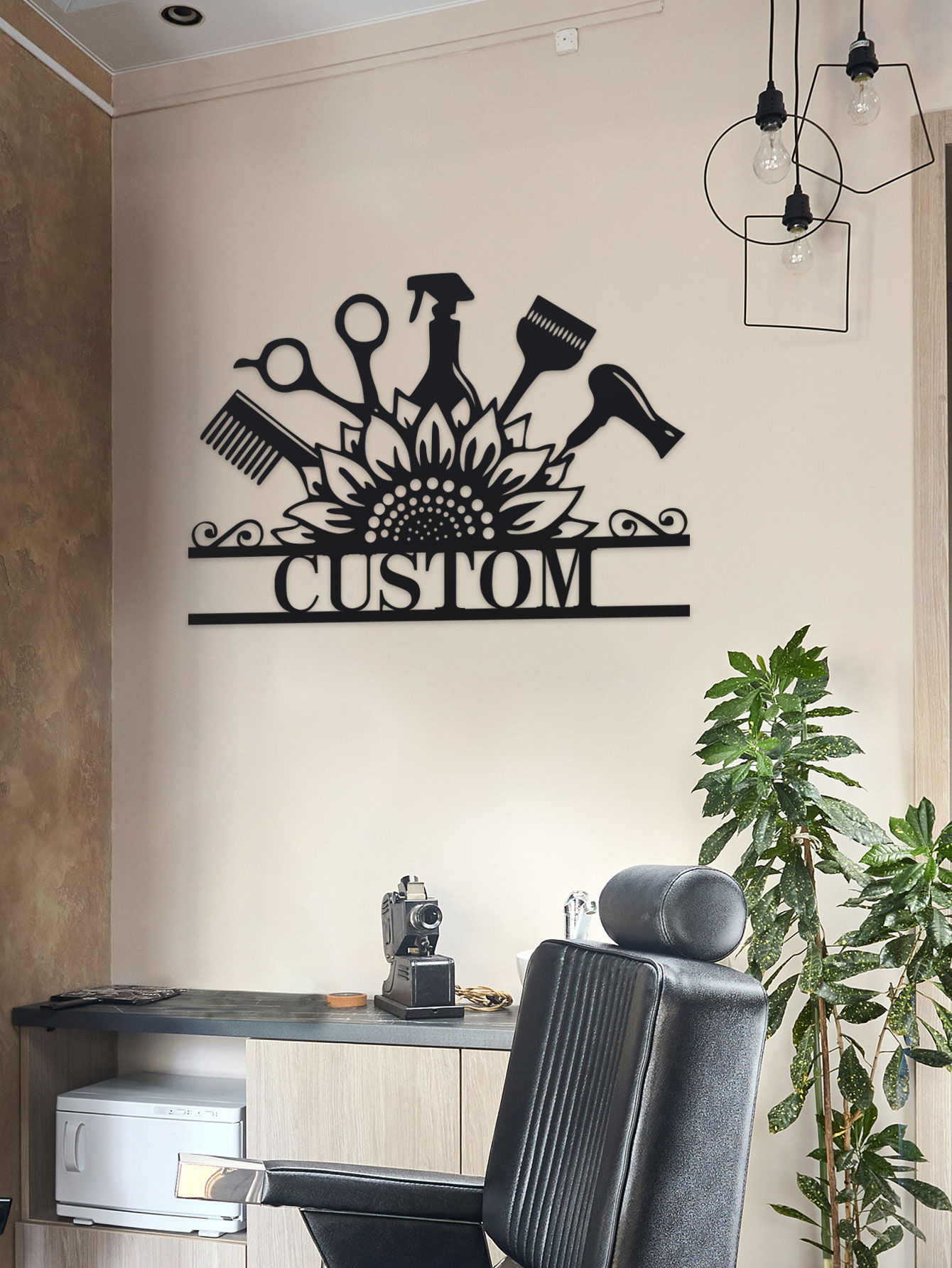Custom Hair Dresser Metal Sign - Industrial Laser Power บทวิจารณ์และราคา