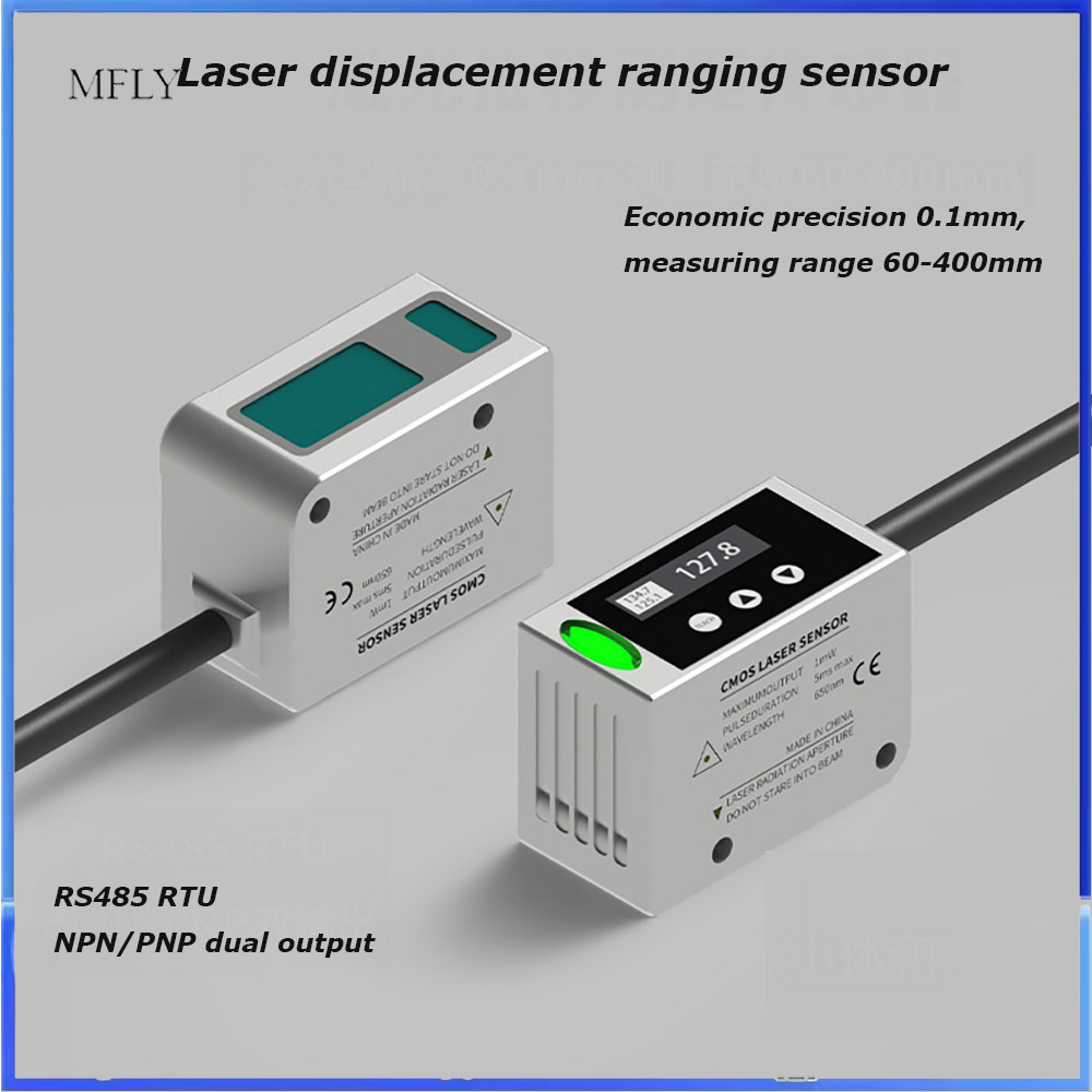 0.1mm Accuracy Non‑Contact Las - Industrial Laser Displacement Sensor บทวิจารณ์และราคา
