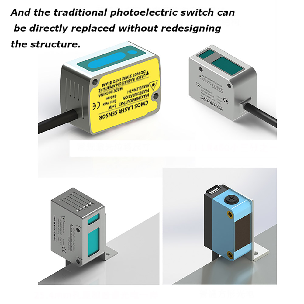 0.1mm Accuracy Non‑Contact Las - Industrial Laser Displacement Sensor บทวิจารณ์และราคา