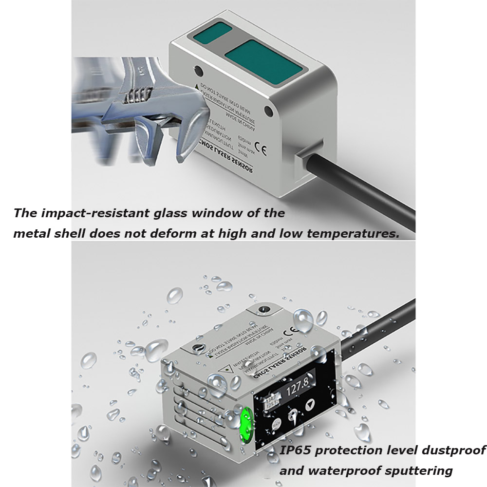 0.1mm Accuracy Non‑Contact Las - Industrial Laser Displacement Sensor บทวิจารณ์และราคา