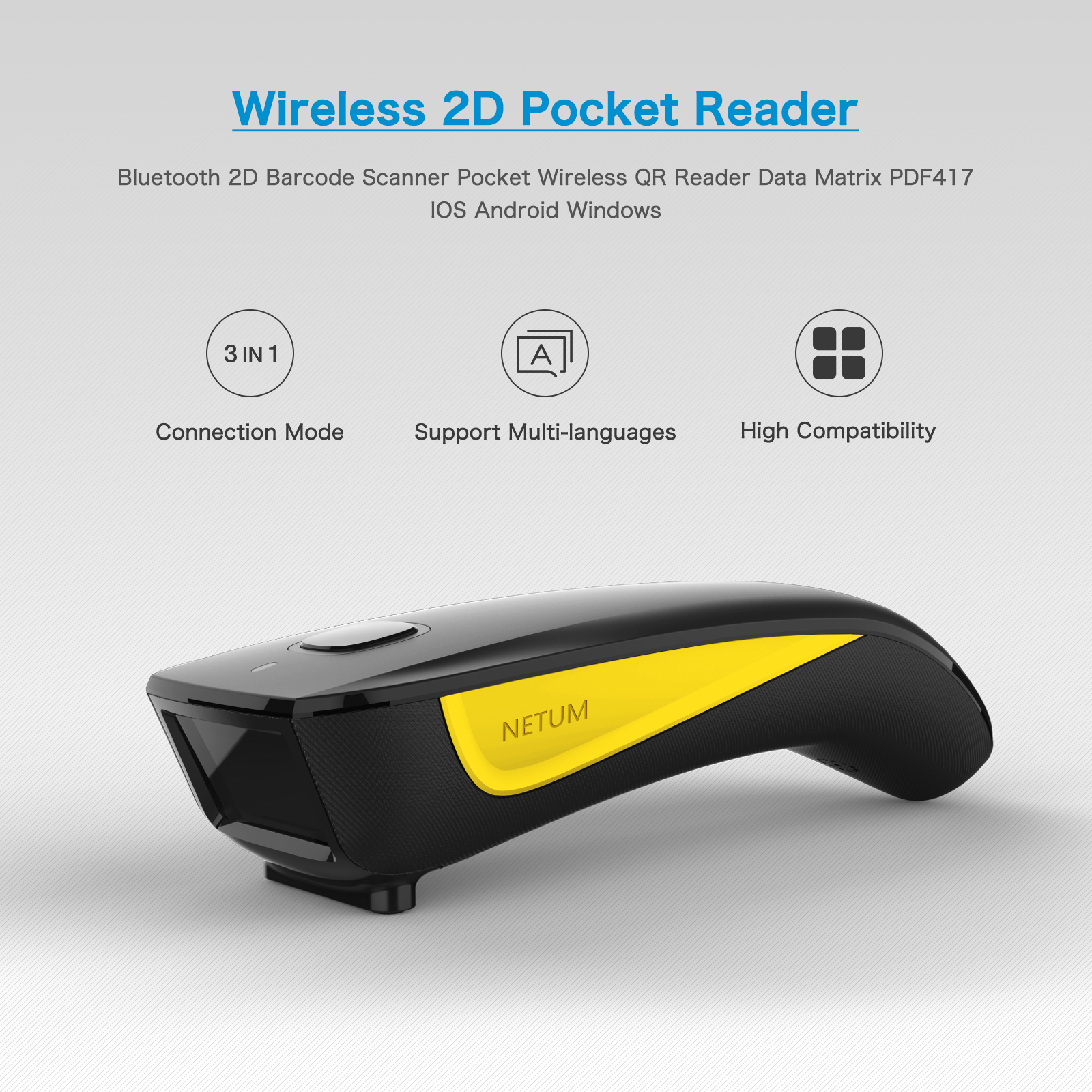 NETUM C750 Serie Bluetooth Wir - Industrial Laser Scanner บทวิจารณ์และราคา