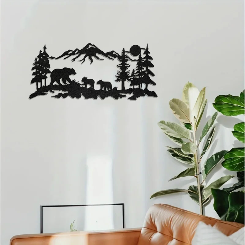 Metal Wall Art Deer Bear Laser - Industrial Laser Power บทวิจารณ์และราคา